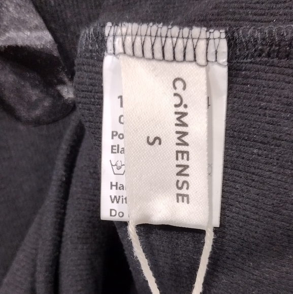 NWT Commence Semi-Sheer Floral Decor Slim Blouse Women's S Black Bobo Retro Y2K - Picture 10 of 10